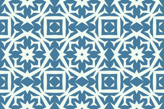 Winter Snowflake Christmas Seamless Pattern vector