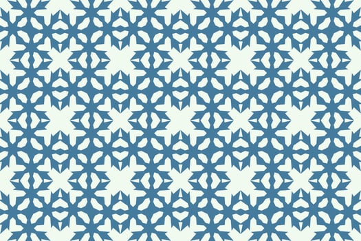 Winter Snowflake Christmas Seamless Pattern vector