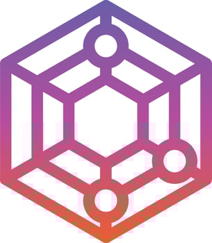 Radar Chart Vector Icon Design