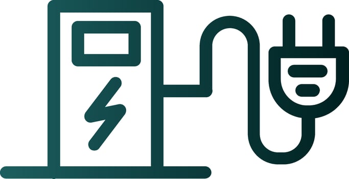 Charging Station Vector Icon Design