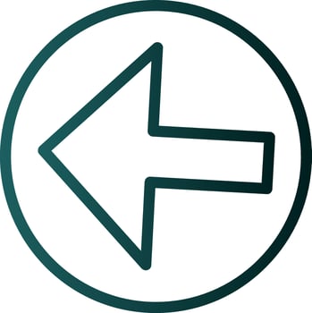 Arrow Alt Circle Left Vector Icon Design