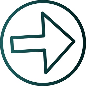 Arrow Alt Circle Right Vector Icon Design