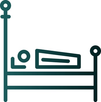Bed Vector Icon Design