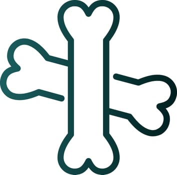 Bone Vector Icon Design