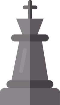 Chess King Vector Icon Design