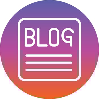 Blog Vector Icon Design