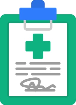 Health Report Creative Icon Design vector