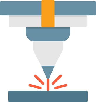 Laser Creative Icon Design vector