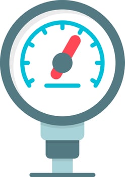 Gauge Creative Icon Design vector