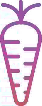 Carrot Vector Icon Design