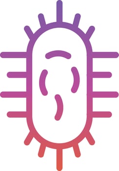 Bacteria Vector Icon Design