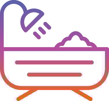 Bath Vector Icon Design
