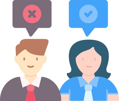 Candidate Creative Icon Design vector
