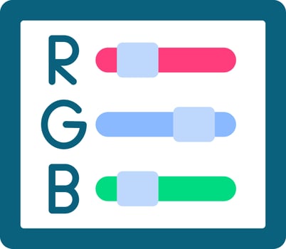Rgb Creative Icon Design vector