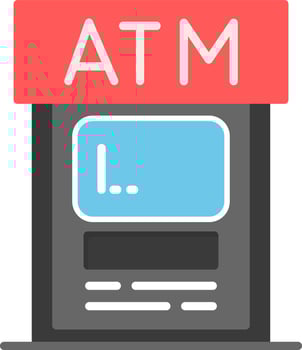 Atm Creative Icon Design vector
