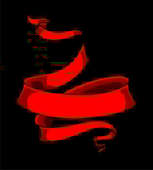 ribbon vector template for graphic design