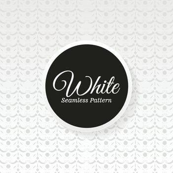 elegant white seamless pattern design vector