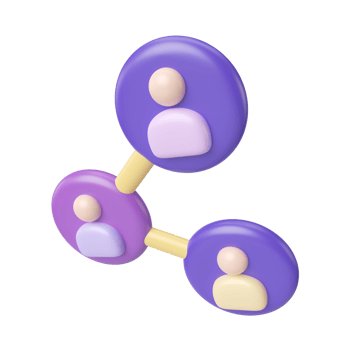 Connection 3D Illustration Icon png