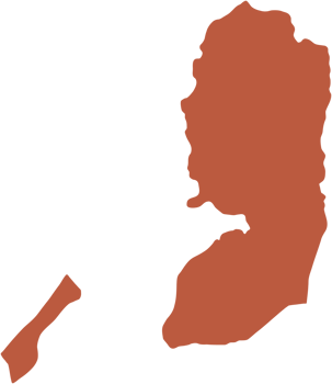 doodle freehand drawing of palestine map. png