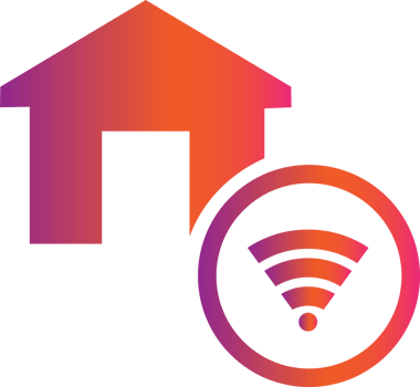 wifi home gradient icon png