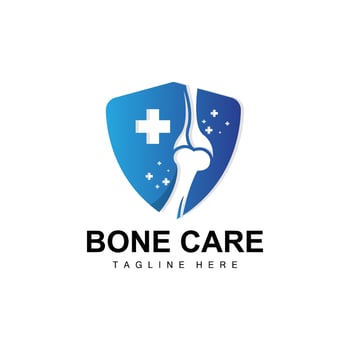 Bone Care Logo, Body Health Vector, Design For Bone Health, Pharmacy, Hospital, Health Product Brand vector