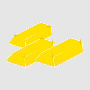 Gold bullion vector design