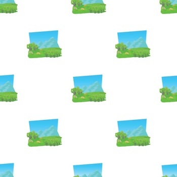 Small valley pattern seamless vector