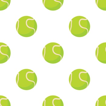 Tennis ball pattern seamless vector