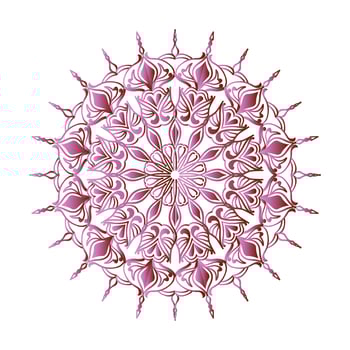 Luxury elegant decorative mandala template vector