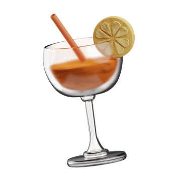 cocktail illustration 3d png
