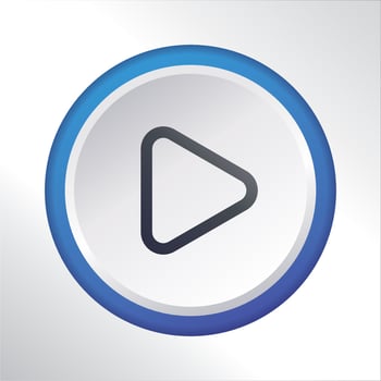 play button flat icon vector design