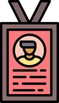 Vip Pass Creative Icon Design vector