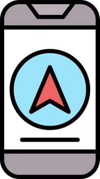 Gps navigation Creative Icon Design vector