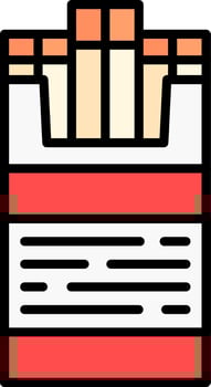 Cigarette Creative Icon Design vector