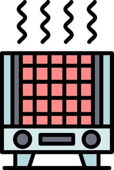 Heater Creative Icon Design vector
