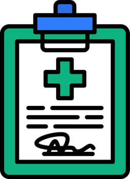 Health Report Creative Icon Design vector