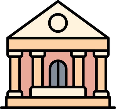Museum Creative Icon Design vector