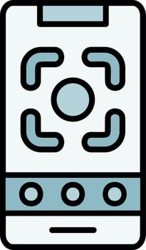 Camera Creative Icon Design vector
