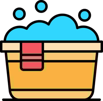 Laundry Creative Icon Design vector