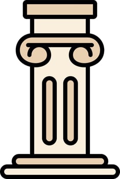 Pillar Creative Icon Design vector