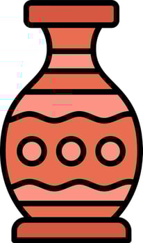 Vase Creative Icon Design vector