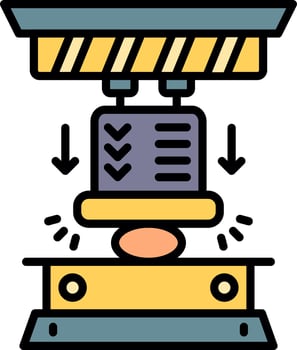 Hydraulic Creative Icon Design vector