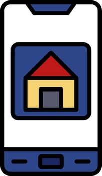 Mobile App Creative Icon Design vector
