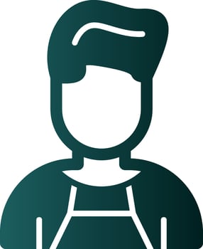 Barista Vector Icon Design