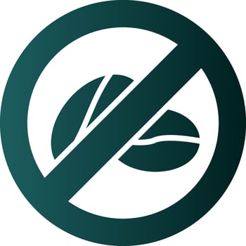 No Caffeine Vector Icon Design