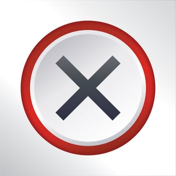 stop button flat icon button with red gradient circle vector design