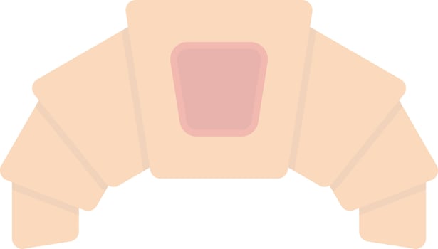 Croissant Vector Icon Design