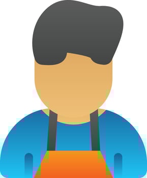 Barista Vector Icon Design