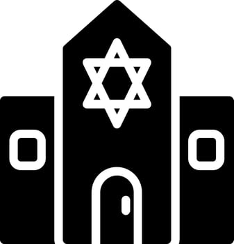 Synagogue Vector Icon Design