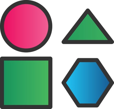 Shapes Vector Icon Design